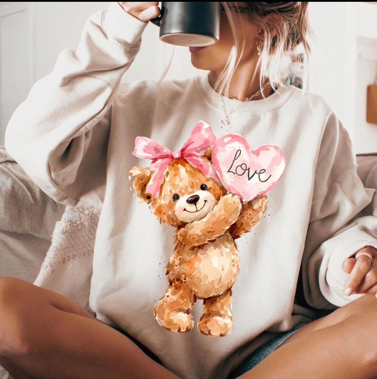 teddy bear sweatshirt