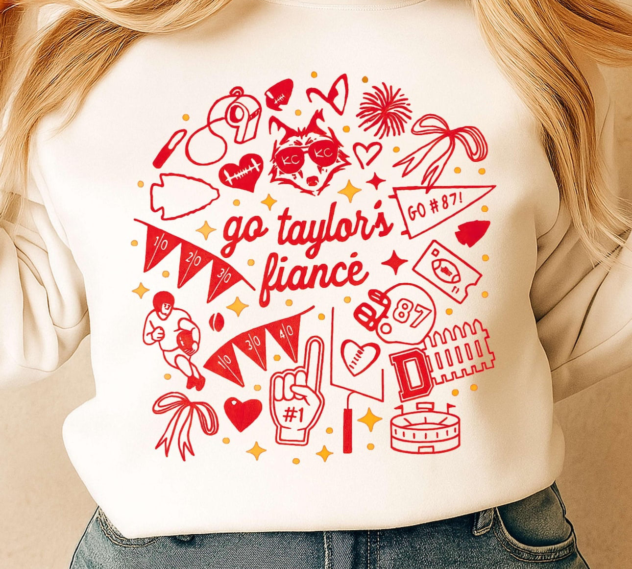 go taylors fiance white T SHIRT