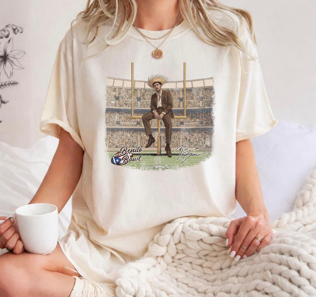 benito beige tee
