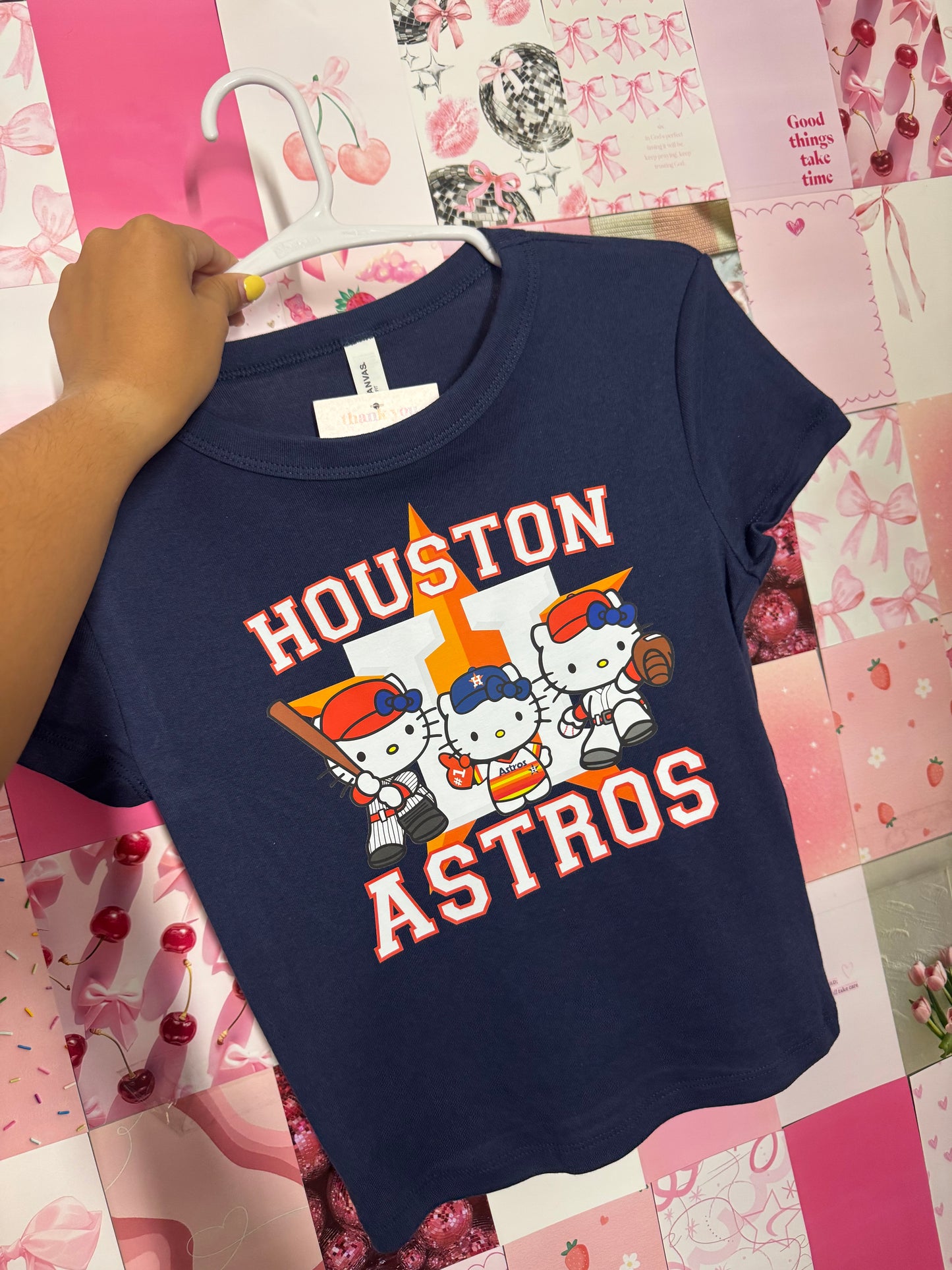 houston astros x hk navy baby tee