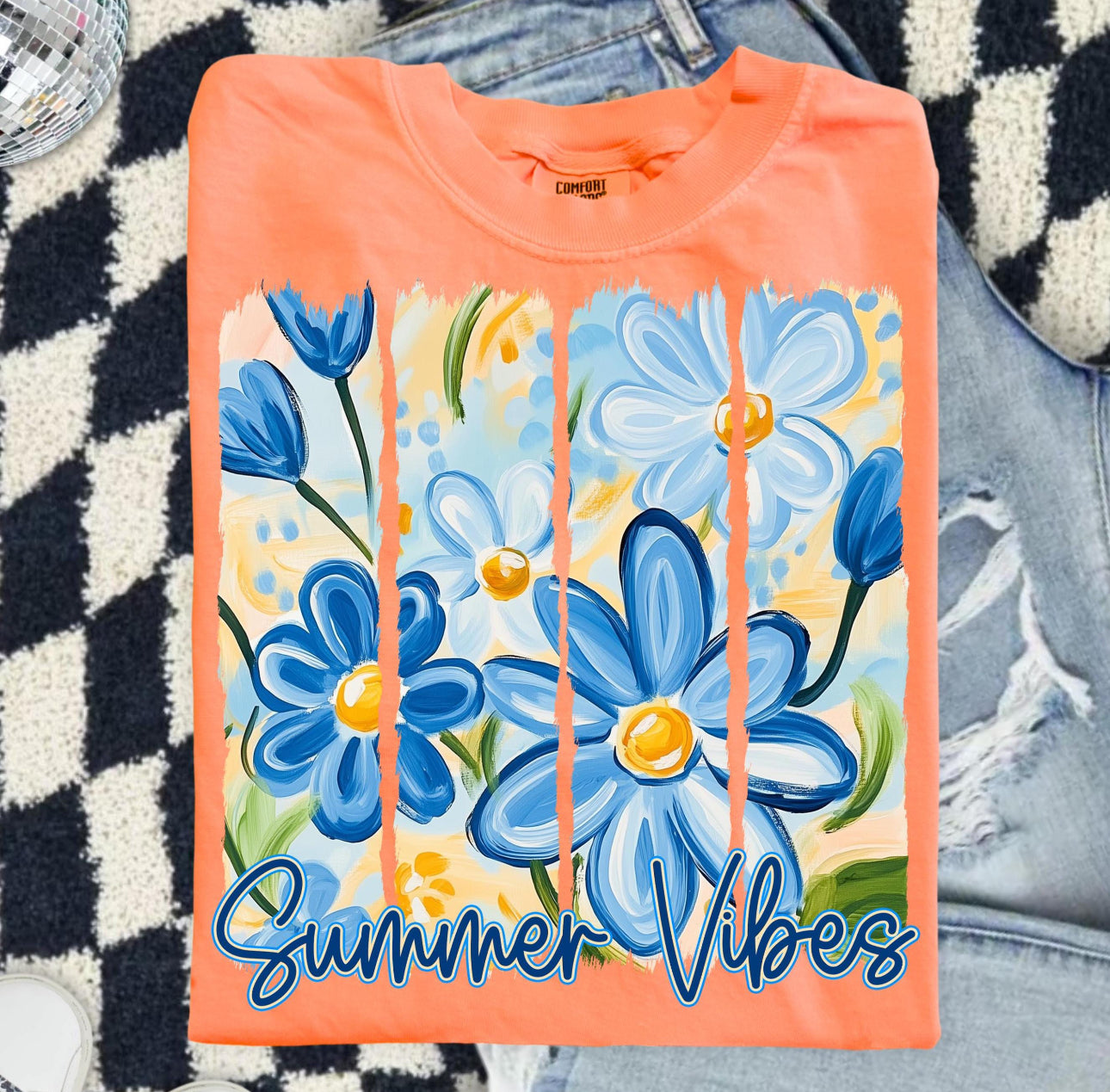 Summer Vibes Peachy tee
