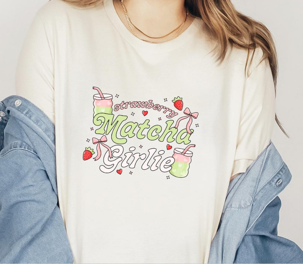 Strawberry Marcha Girlie Beige Tee