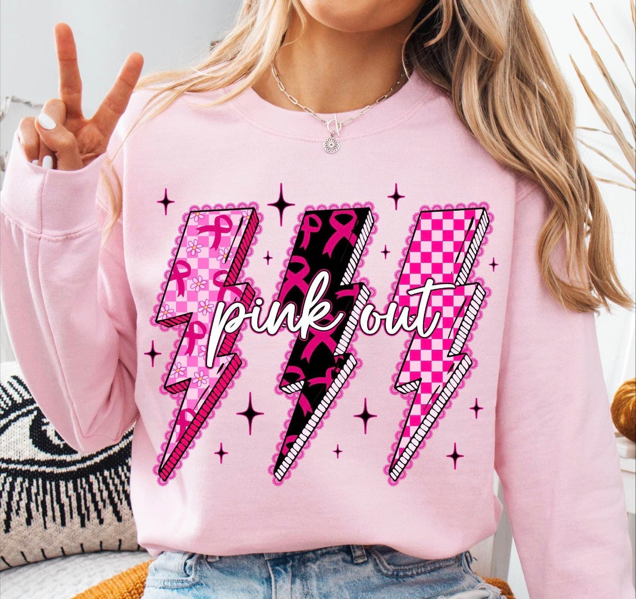 pink out PINK T SHIRT