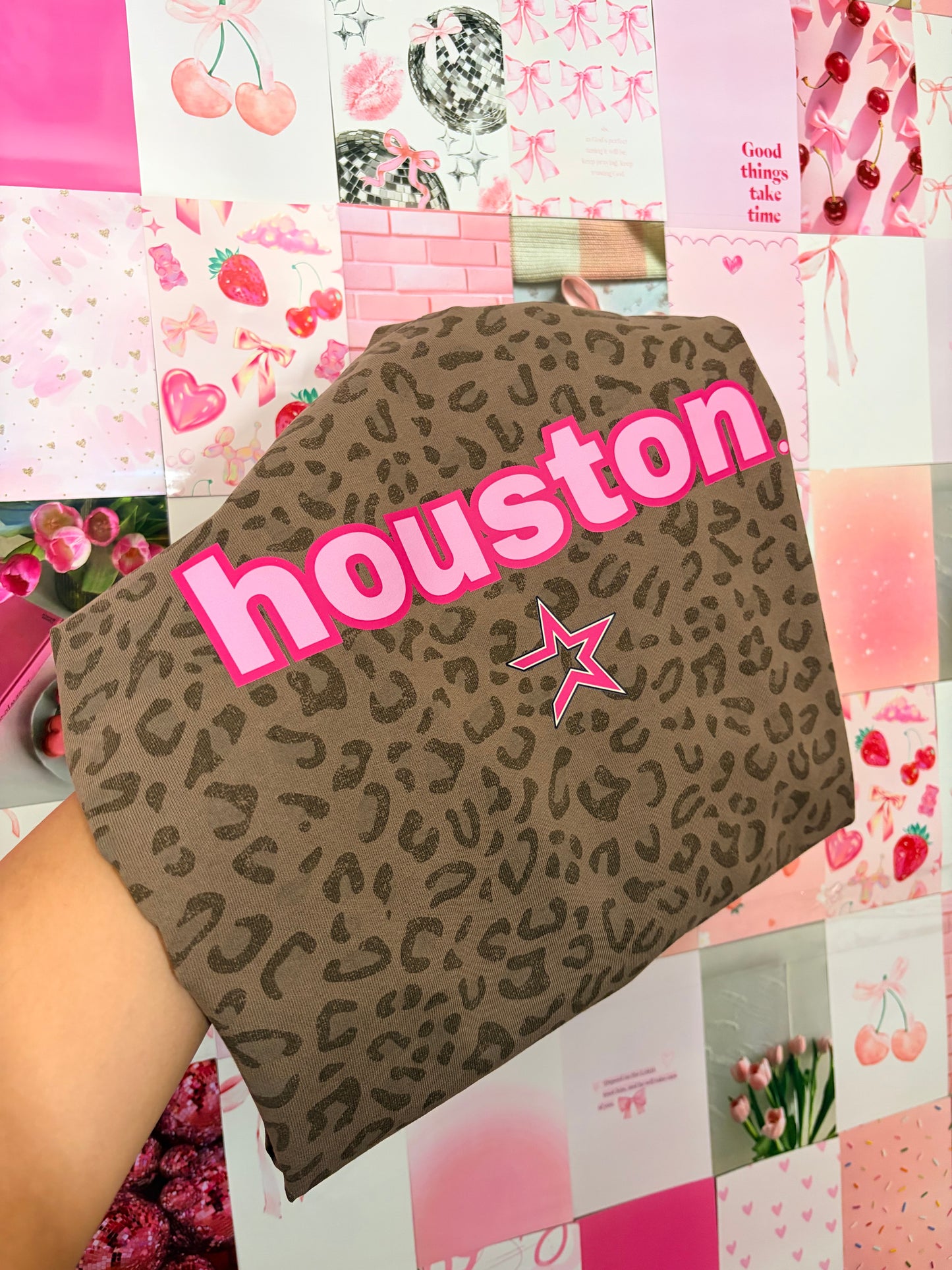 houston pink leopard