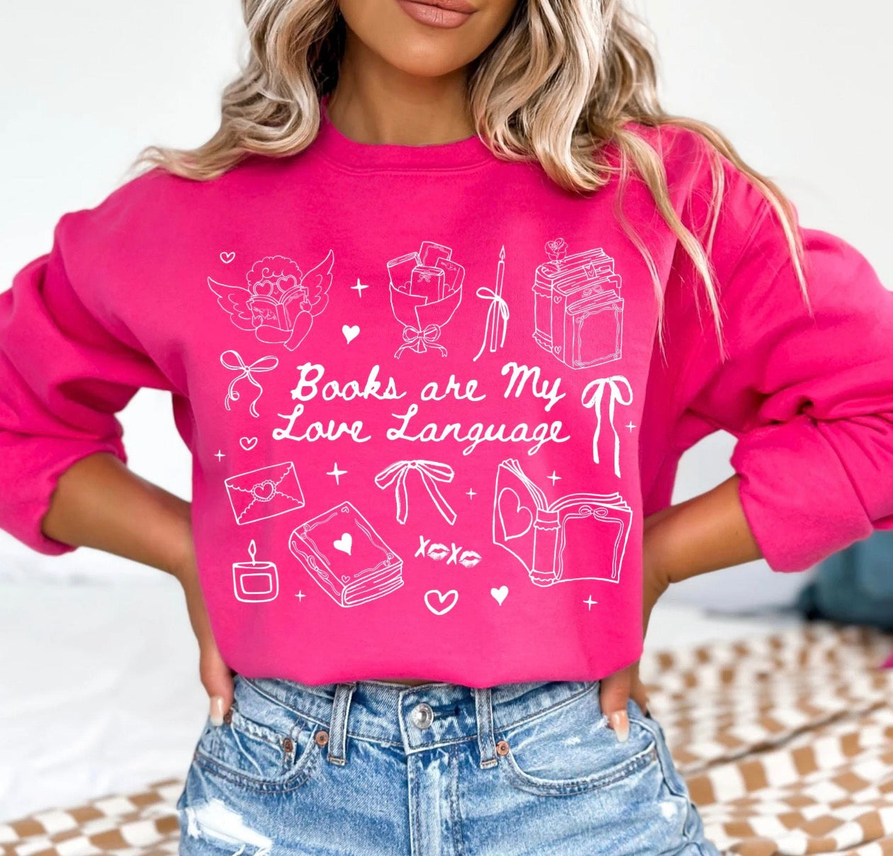 books are my love language T SHIRT