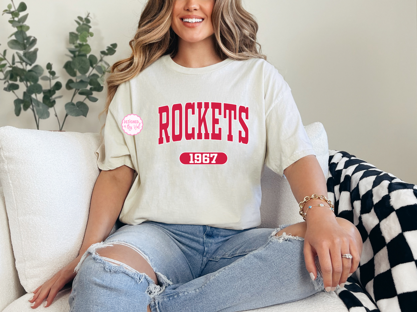 Rockets1967 Beige tee