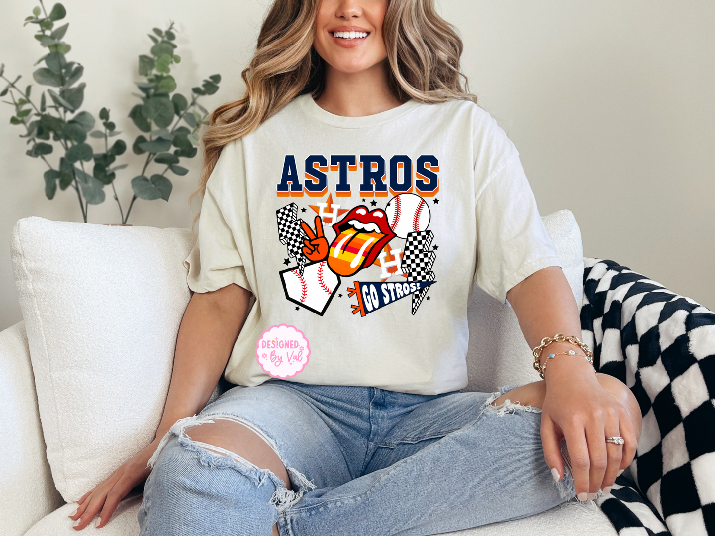 Baseball Tongue Beige Tee