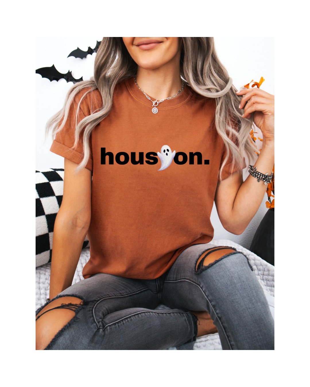 houston x ghost orange tee