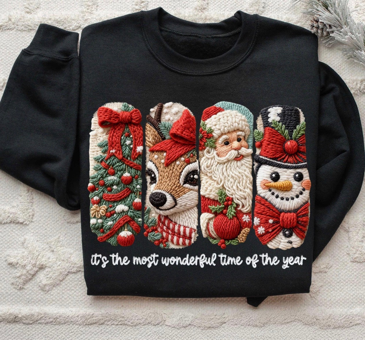it’s the most wonderful time of the year black sweatshirt
