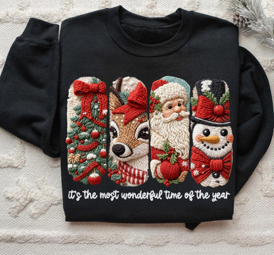 it’s the most wonderful time of the year black sweatshirt