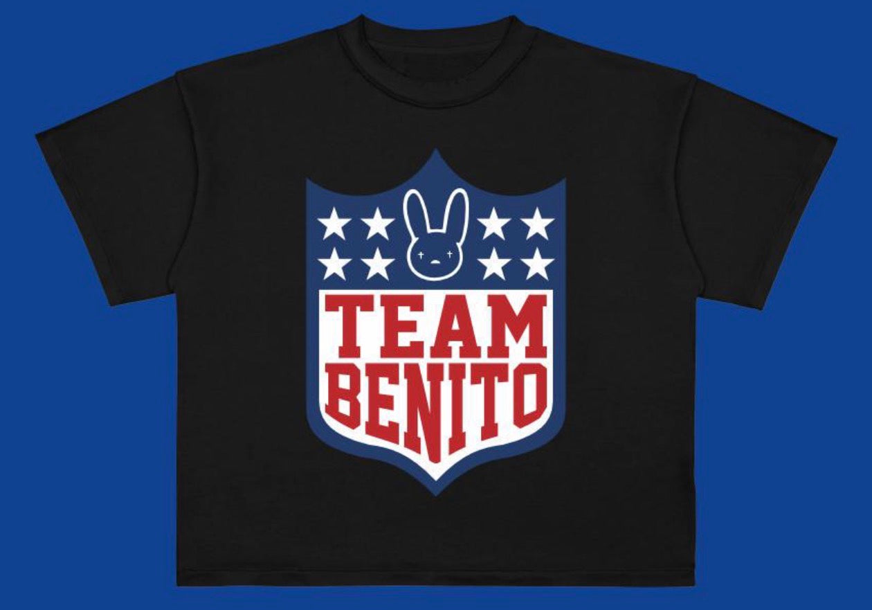 team benito black tee
