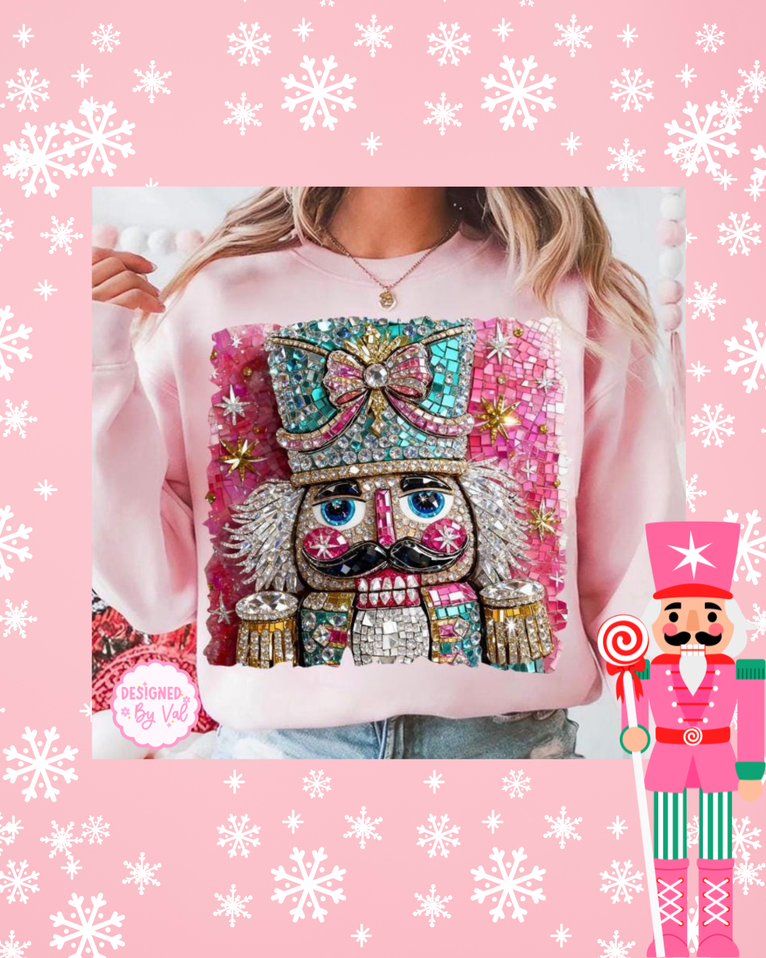 glitter nutcracker TEE