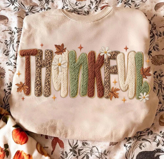 thankful yard beige TEE