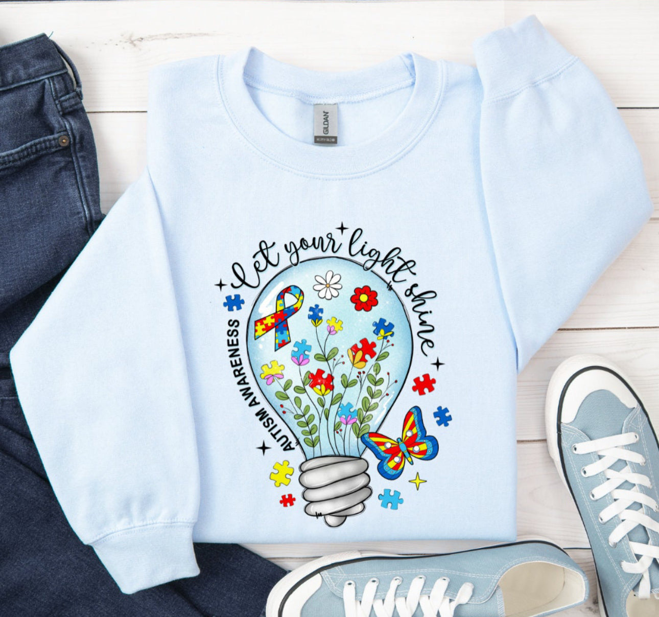 Let your light shine tee