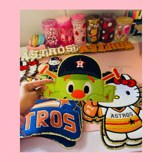 Houston Mascot BIG patch