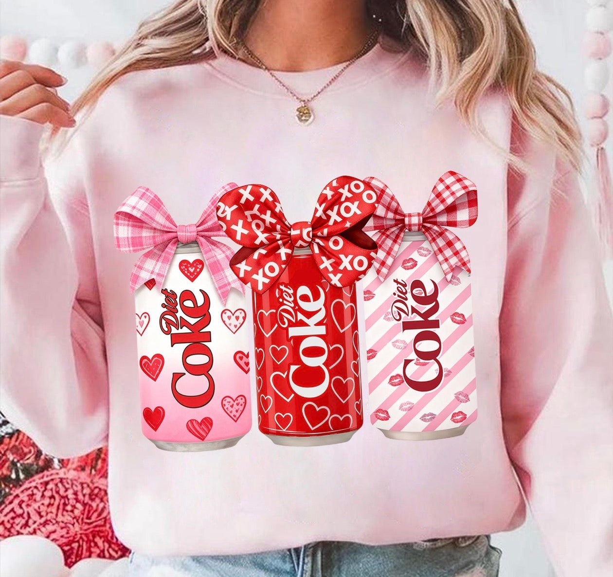 diet coke pink sweatshirt