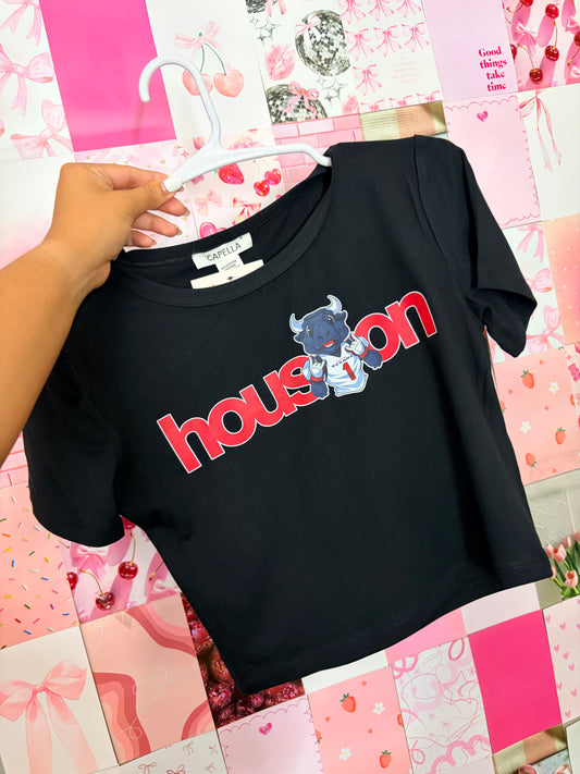 houston bull black crop