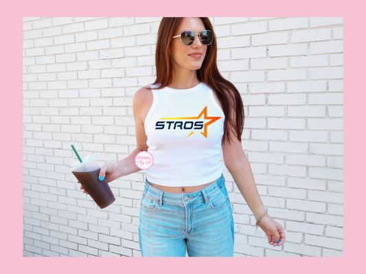Astr** connect logo White Tank