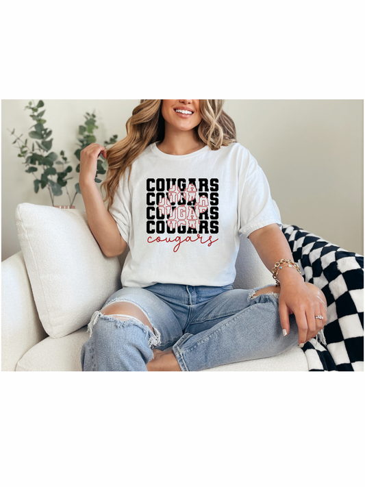 cougars white tee