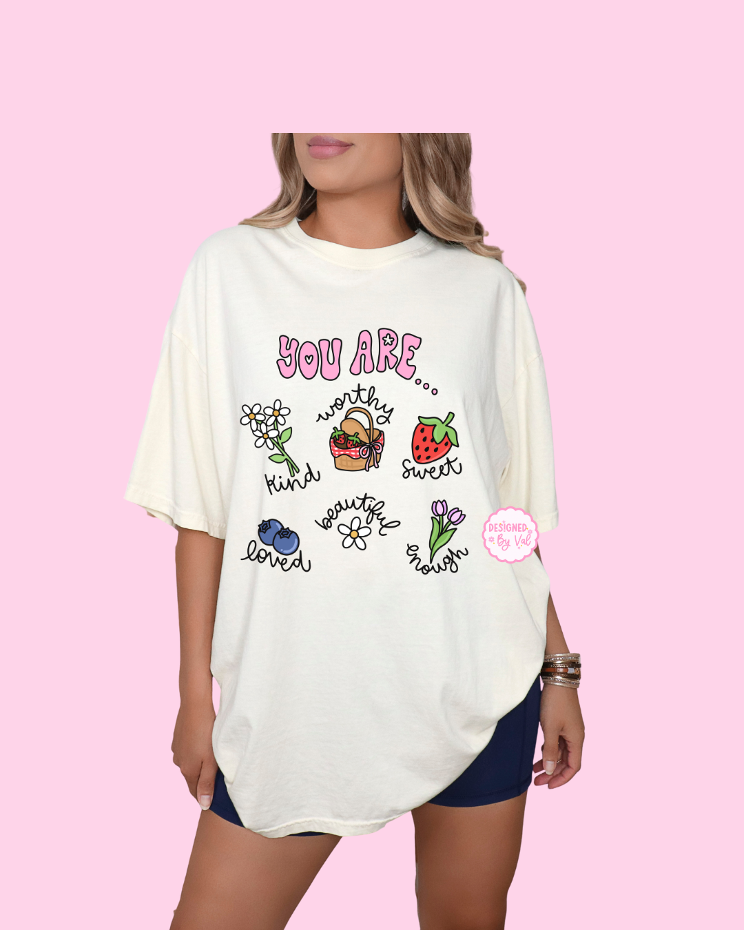 you are beige tee