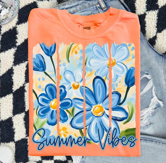 Summer Vibes Peachy tee