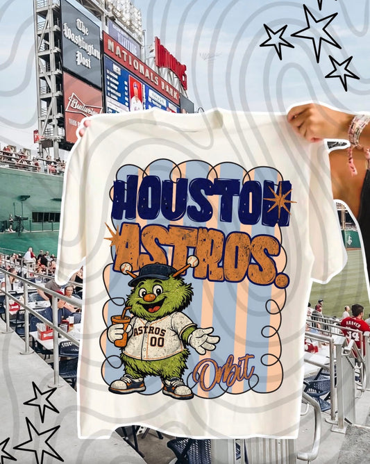 Houston Astros Orbit Beige tee