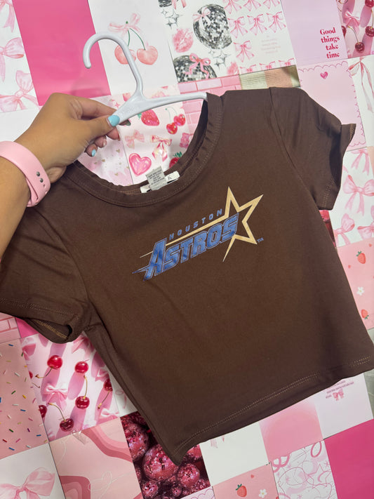 Houston Astros old logo brown crop