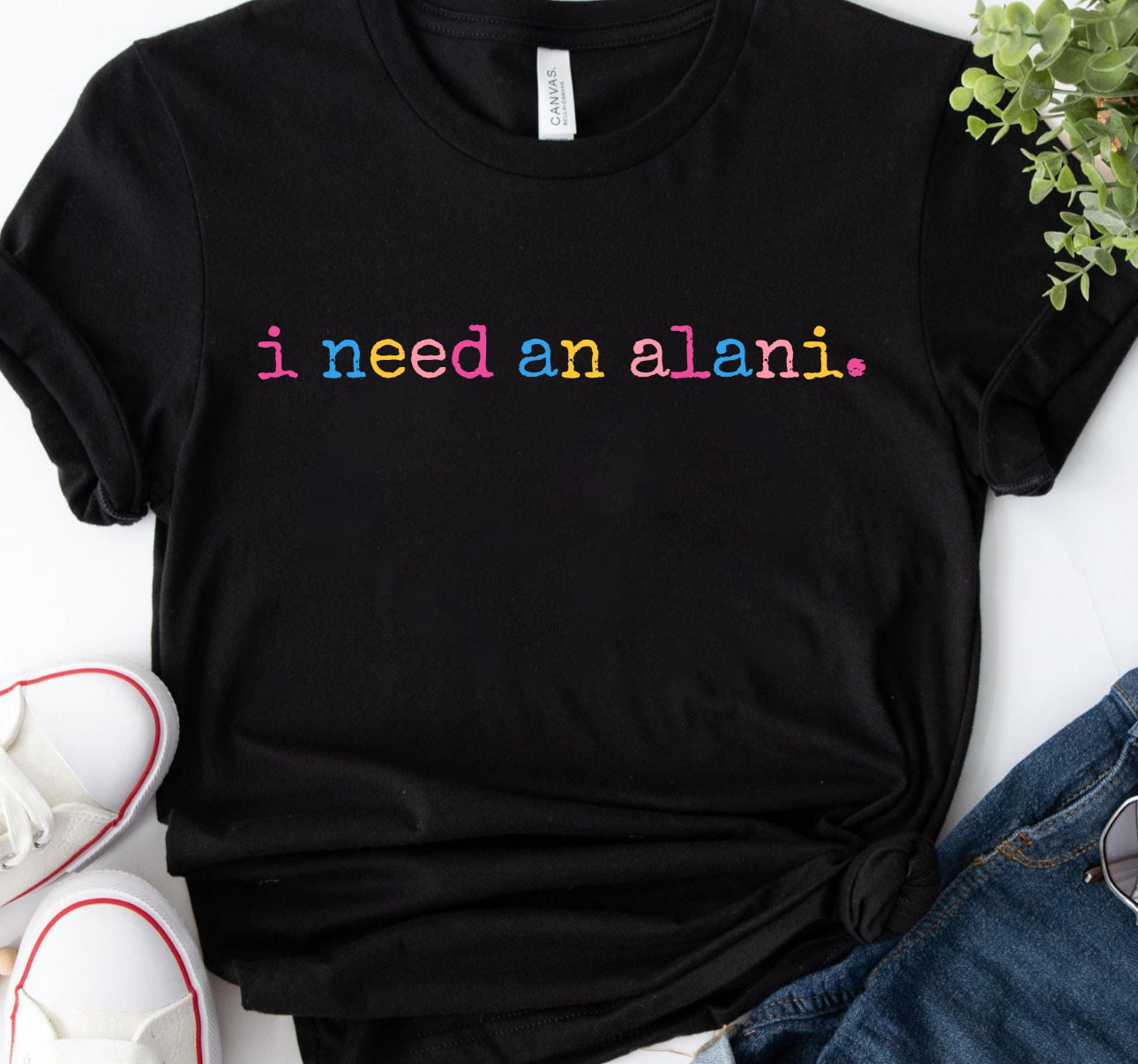 I need an alani. black tee