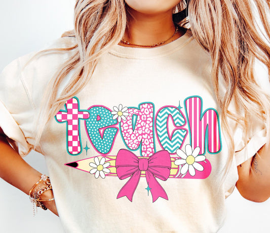 Teach Beige T-shirt