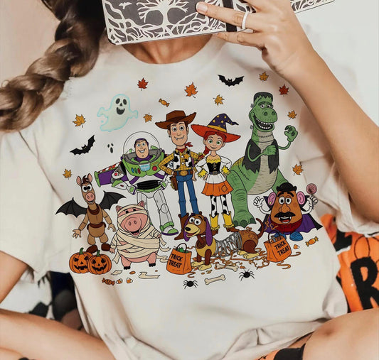 toy story spooky beige tee