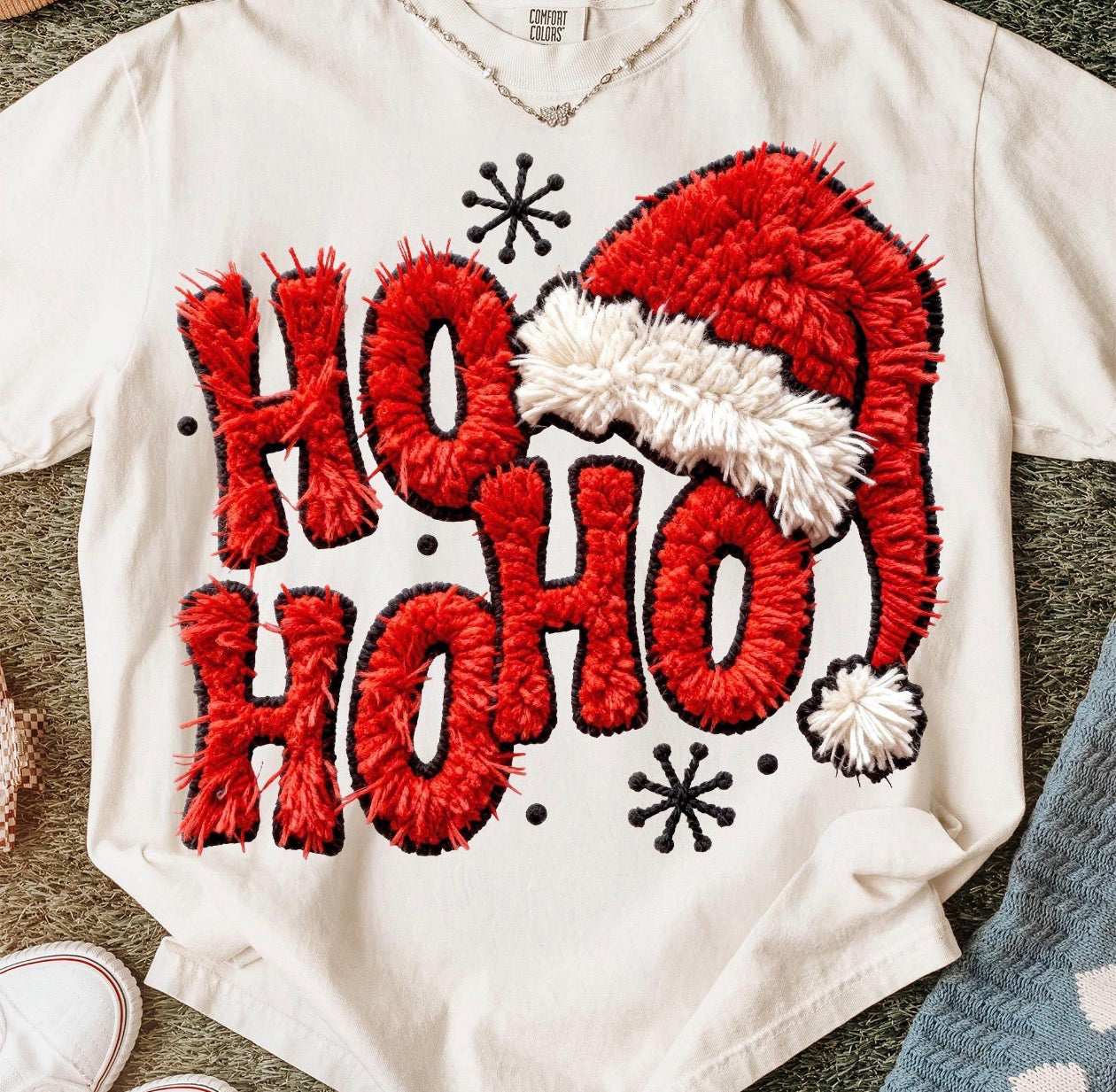 ho ho ho beige tee