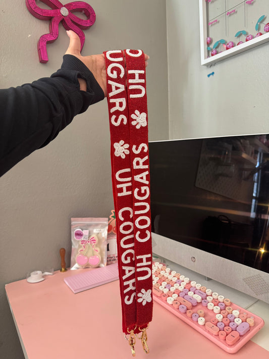 UH COUGARS PURSE STRAP