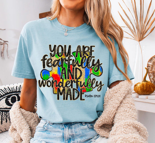 You are fearfully and wonderfully made tee