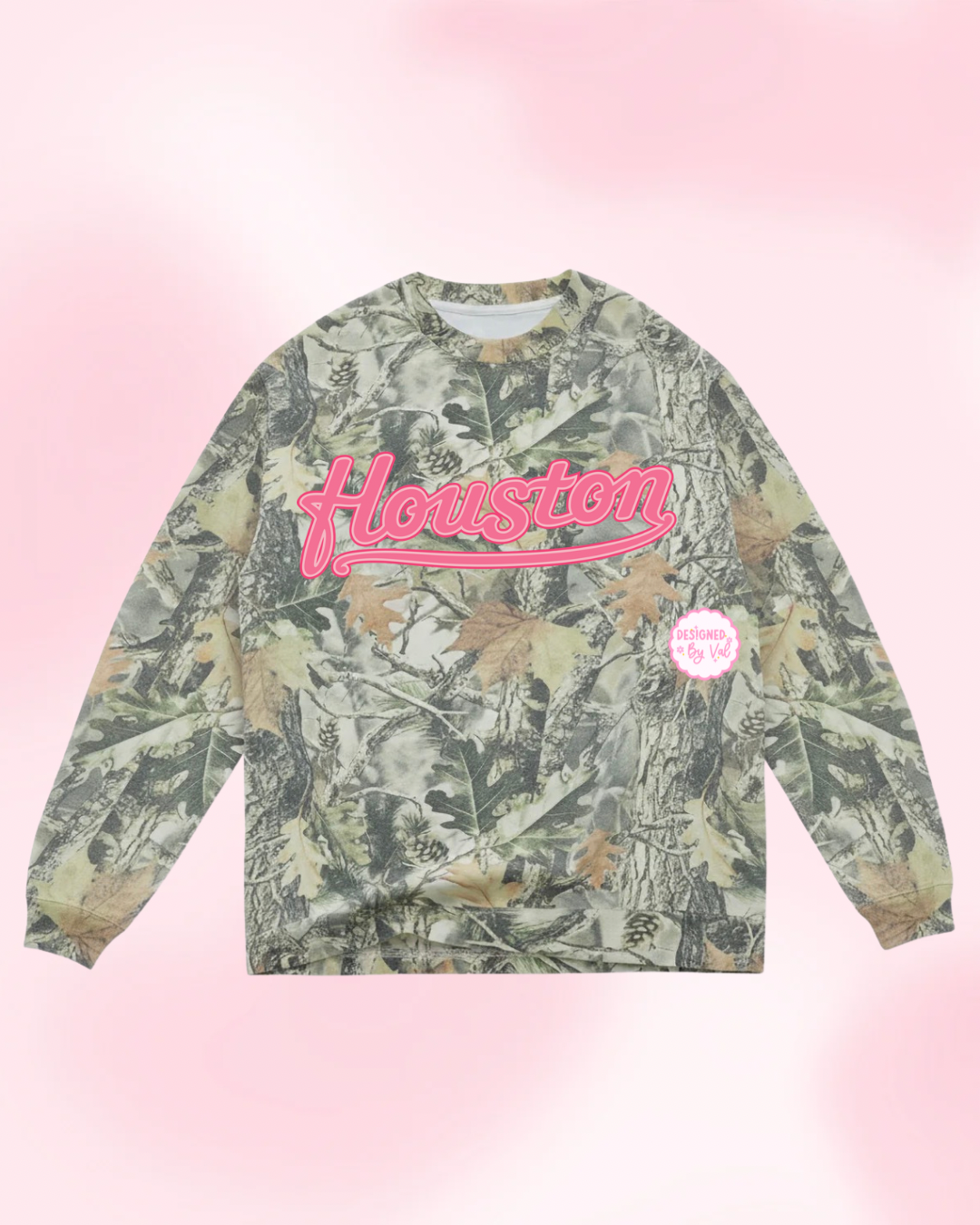 houston pink camo Longsleeve