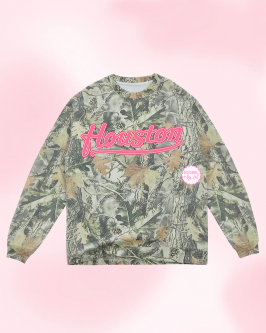 houston pink camo Longsleeve
