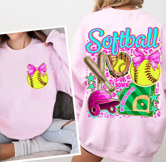 Softball Pink Tee