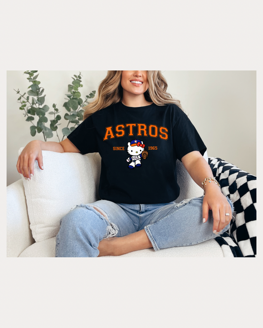 Astros HK Black Tee