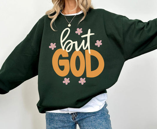 But GOD forest green TEE