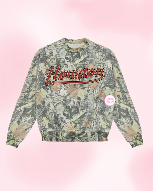 houston camo SWEATSHIRT