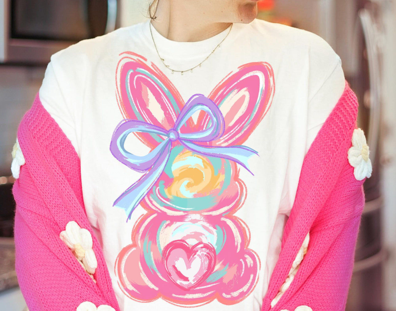 Bunny Beige tee