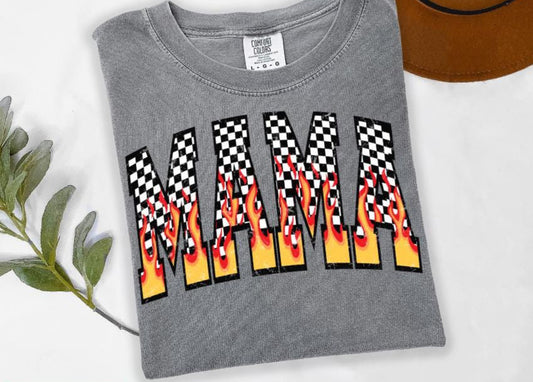 Mama Flames ( Charcoal Tee )