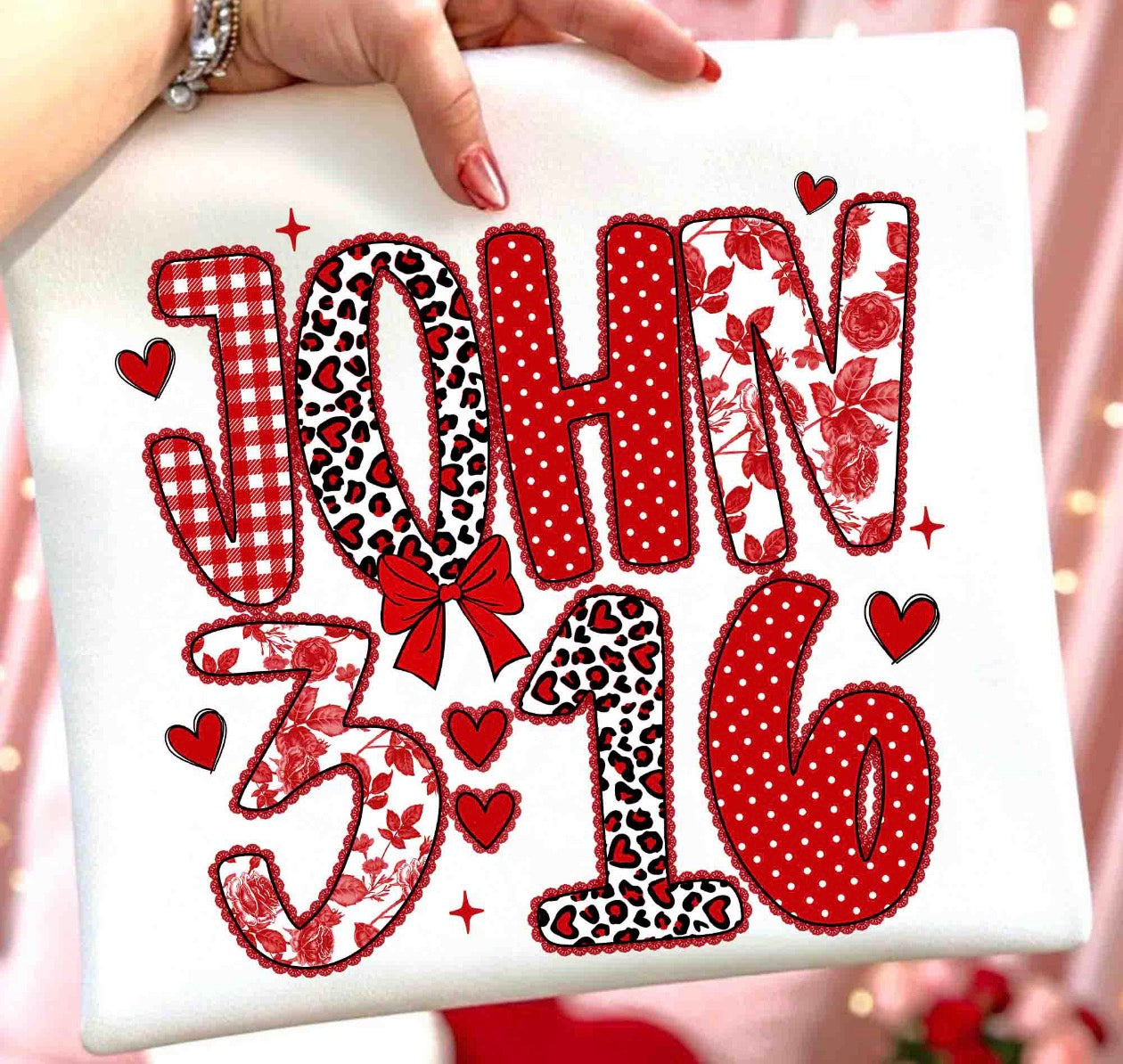 john 3:16 white tee