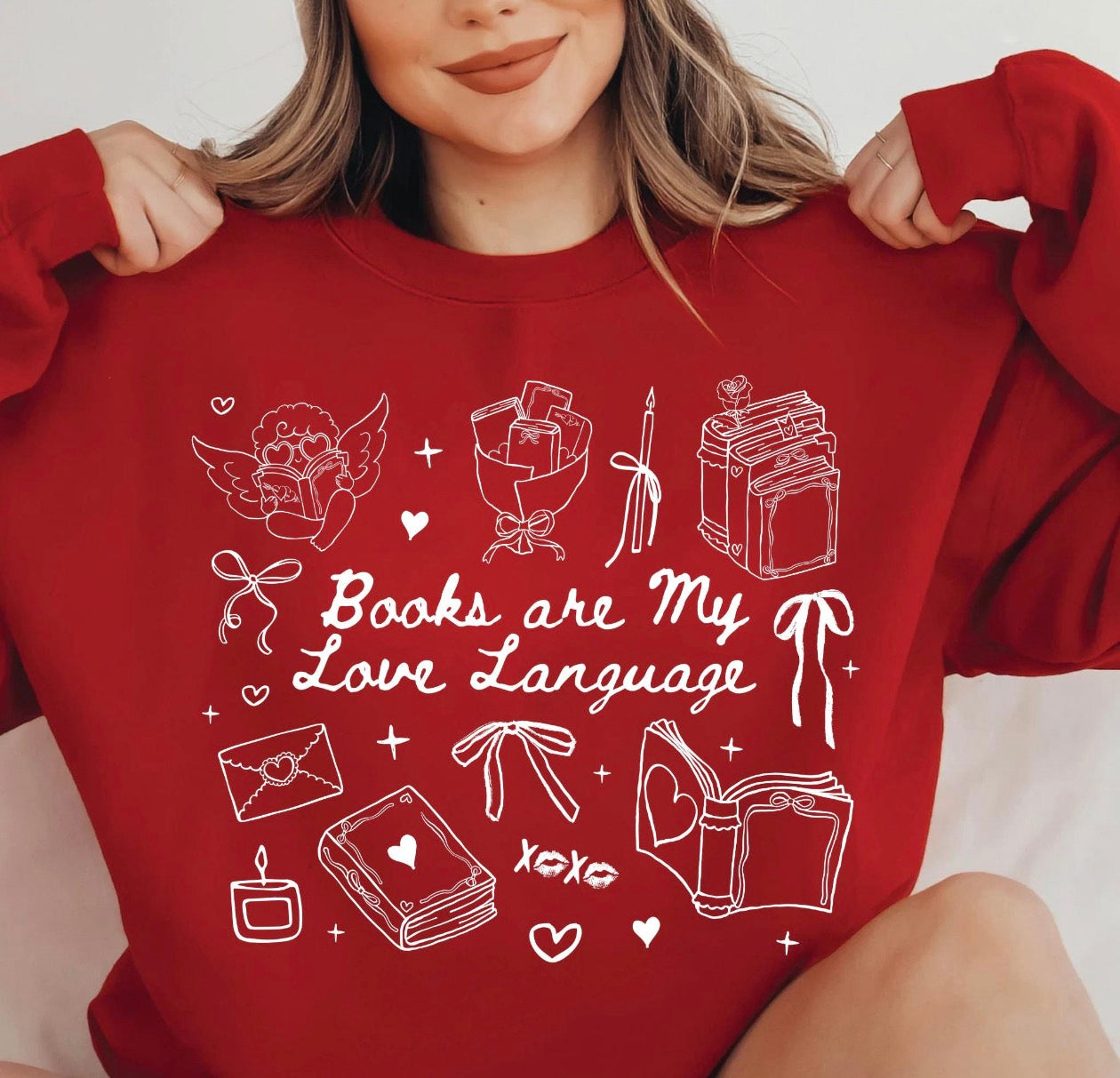 books are my love language T SHIRT