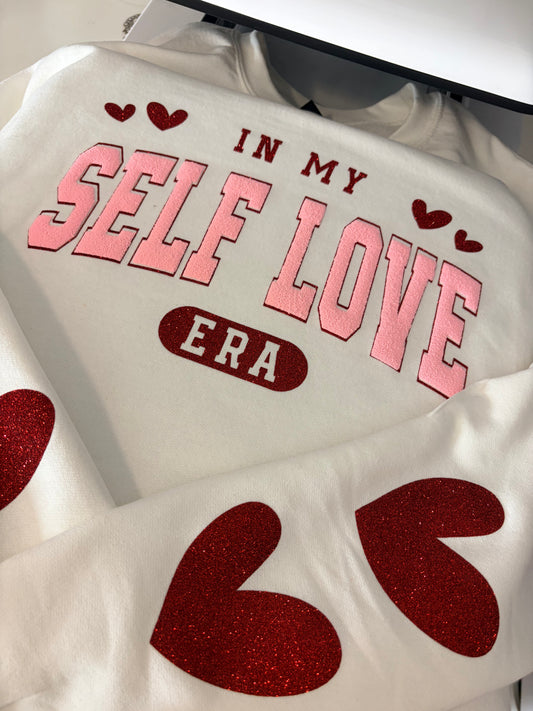 self love era white sweatshirt
