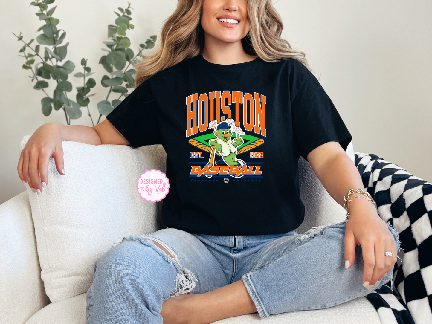 Houston Ball Orbi* Black Tee