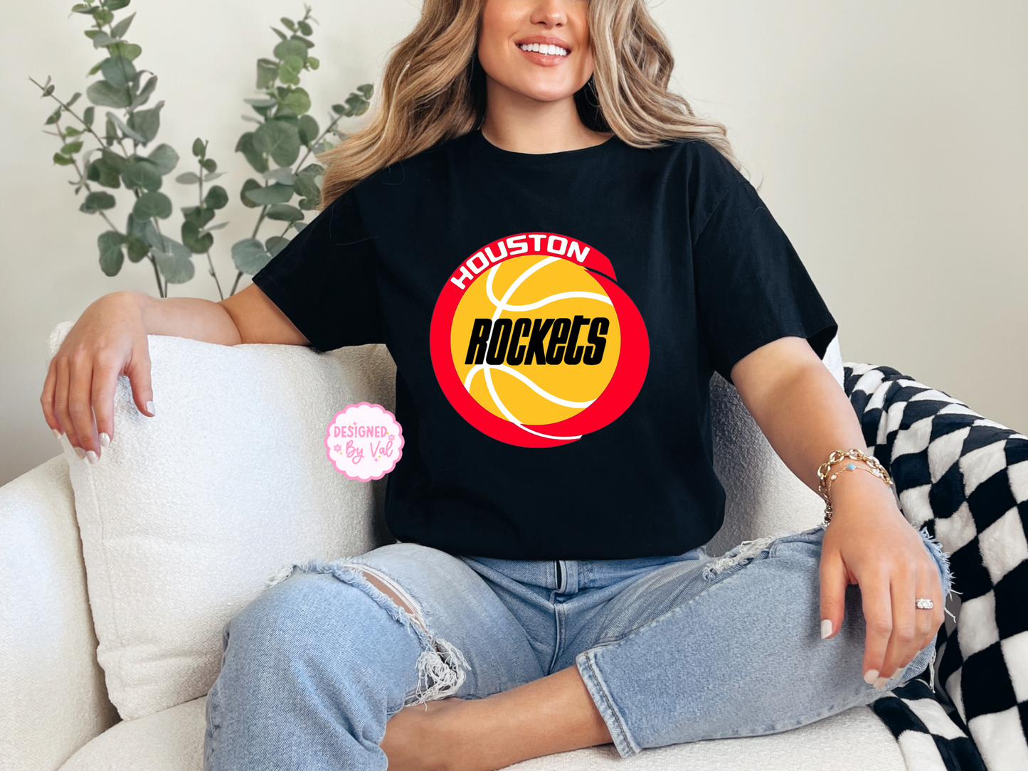 Houston Rockets Black tee