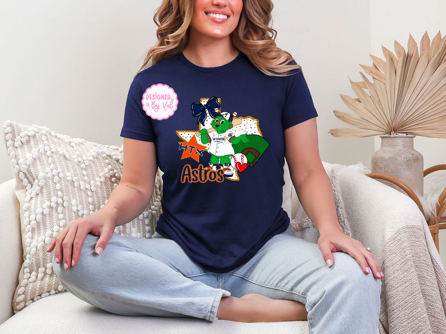 Texas Orbit Navy Tee