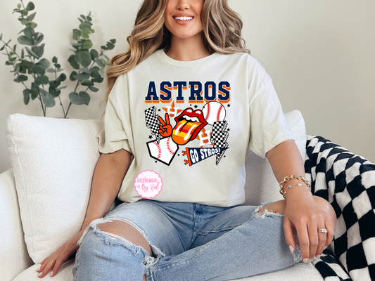 Baseball Tongue Beige Tee