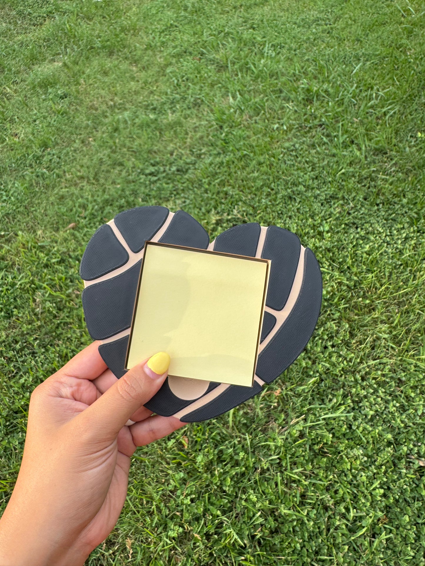 Black Concha Sticky Note Pad