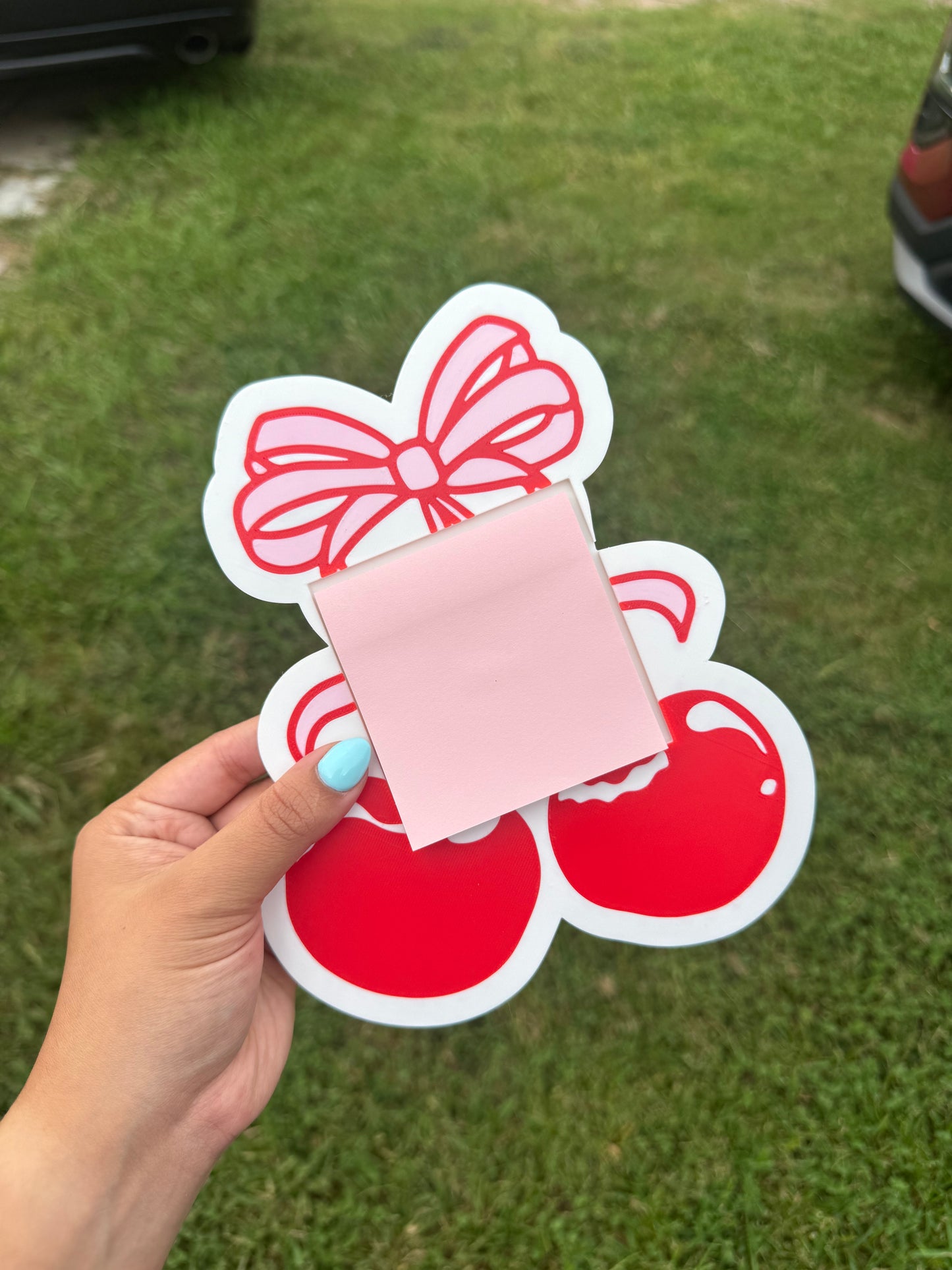Cherry Note Pad Holder